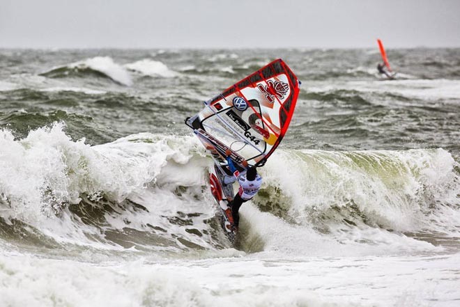 Koster goes vertical - 2012 PWA Sylt World CUp ©  John Carter / PWA http://www.pwaworldtour.com